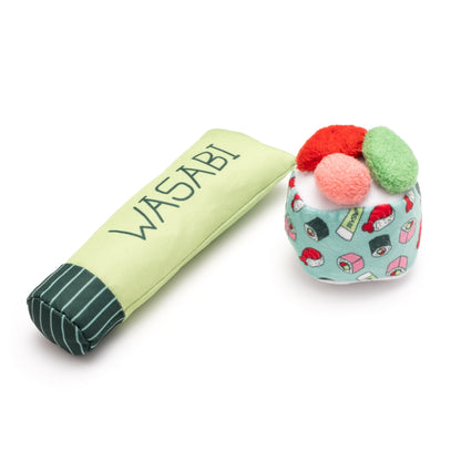 Sushi & Wasabi Catnip Toy Set, mint green, product view 2