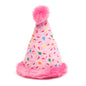 Birthday Hat Cat Cat Toy – Pink & Blue, Size One Size