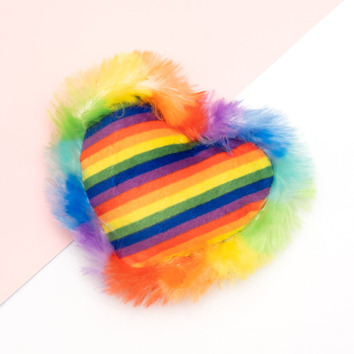 Pride Heart Cat Cat Toy – Multicolored, Size One Size