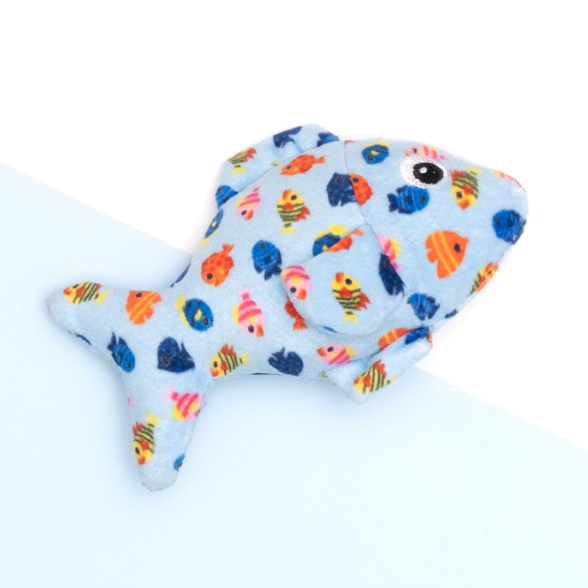 Blue Fish Catnip Cat Toy, reverse angle