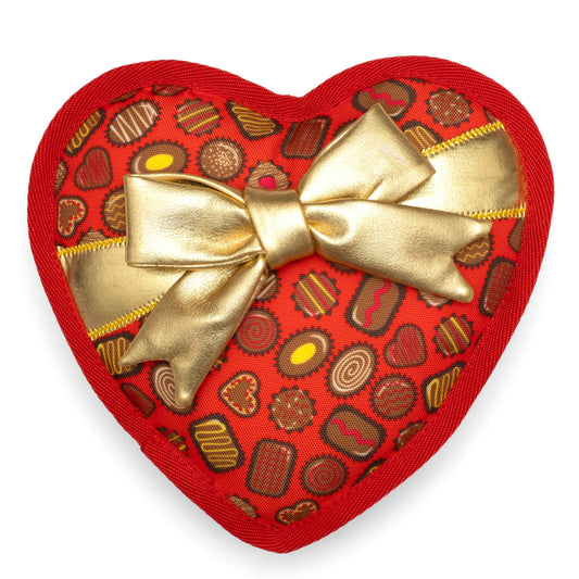 Box of Chocolates Dog Toy – Red, Size One Size
