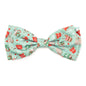 Holiday Lattes Dog Bow Tie – Polyester, Green, Sizes S, L
