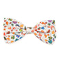 Mushrooms Dog Bow Tie – Polyester, Mint Green, Sizes S, L