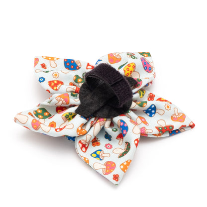 Mushrooms Dog Flower – Polyester, Mint Green, Sizes S, L