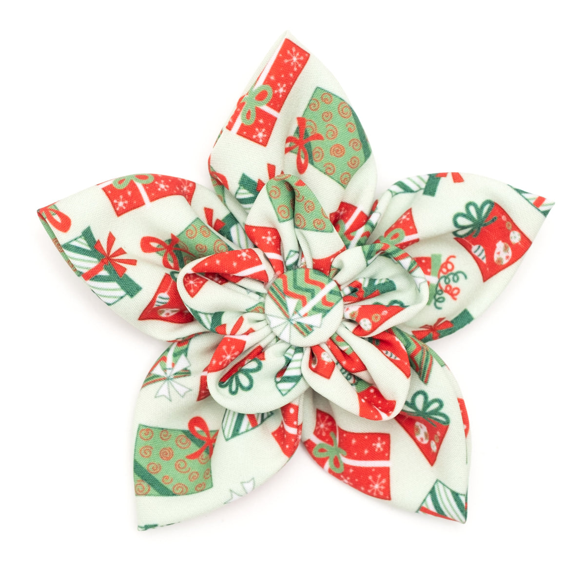 Presents Dog Flower – Polyester, Green, Sizes S, L