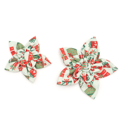 Presents Dog Flower – Polyester, Green, Sizes S, L