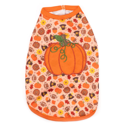 Fallelujah Dog Tank Top – Polyester, Peach, Sizes XS–XXL