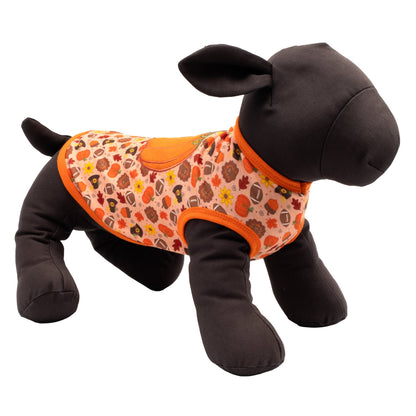 Fallelujah Dog Tank Top – Polyester, Peach, Sizes XS–XXL