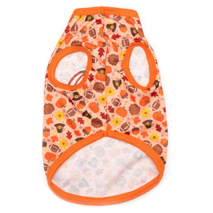 Fallelujah Dog Tank Top – Polyester, Peach, Sizes XS–XXL