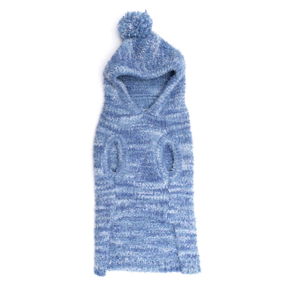 Space Dye Hoodie Dog Sweater – Polyester, Blue & Pink, Sizes XXS–XXL