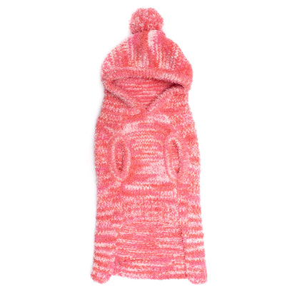 Space Dye Hoodie Dog Sweater – Polyester, Blue & Pink, Sizes XXS–XXL