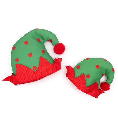 Elf Party Dog Hat – Nylon, Green, Sizes S, L