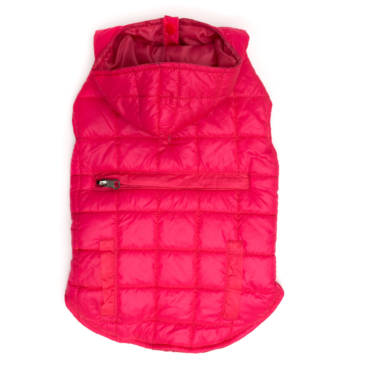 Packable Dog Puffer Jacket, pink, main product view