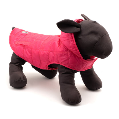 Packable Dog Puffer Jacket, pink, product view 2