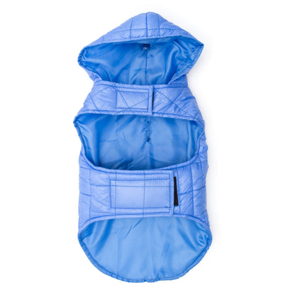 Packable Dog Puffer Jacket, blue, product view 9