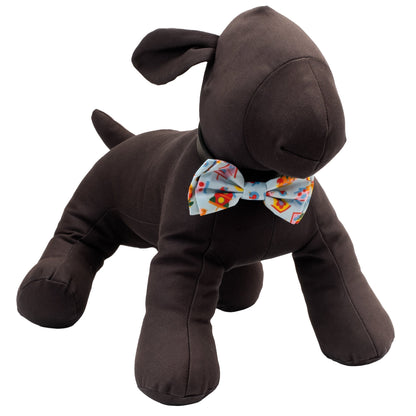 Birdhouses Dog Bow Tie – Polyester, Blue, Sizes S, L