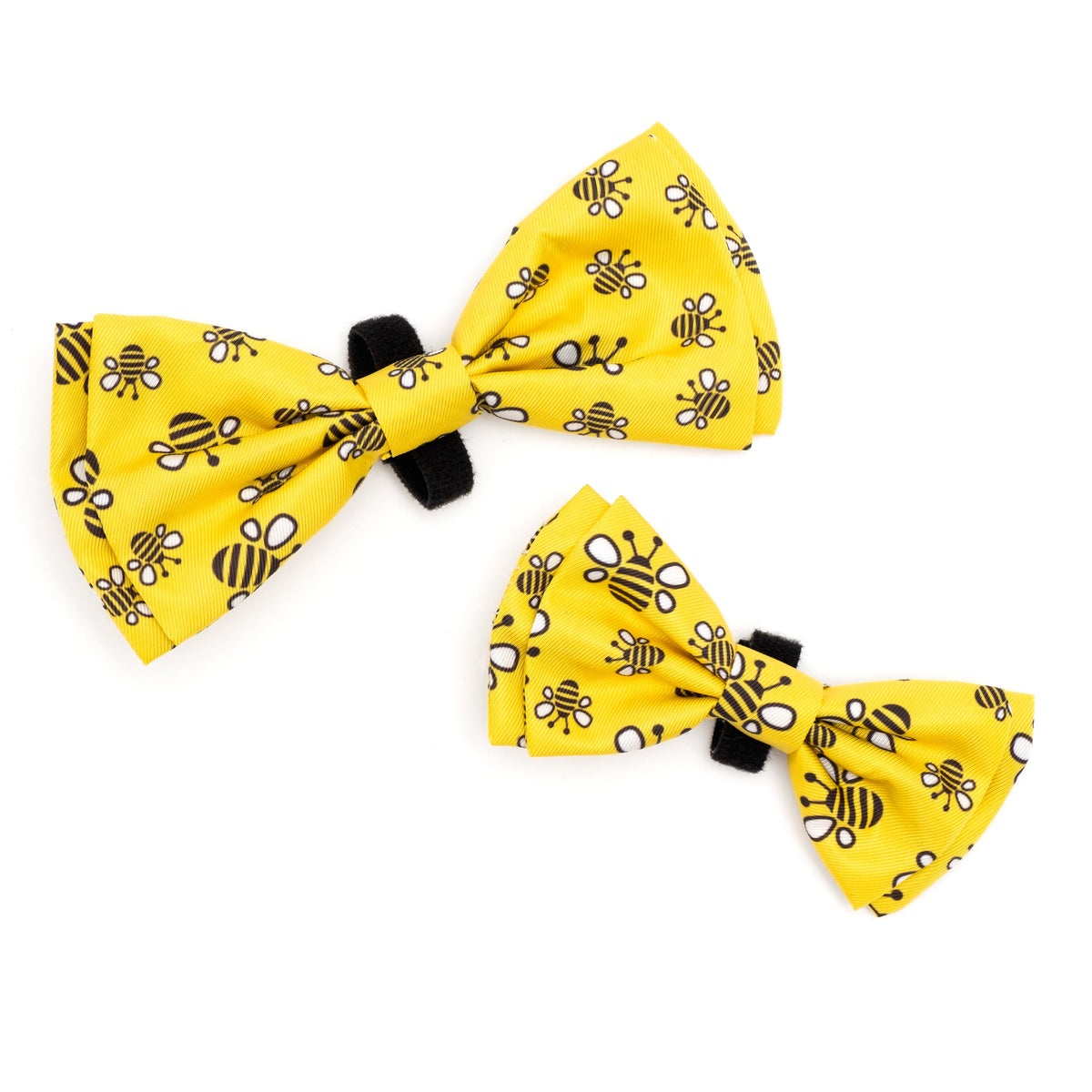 Bzzz! Dog Bow Tie – Polyester, Yellow, Sizes S, L