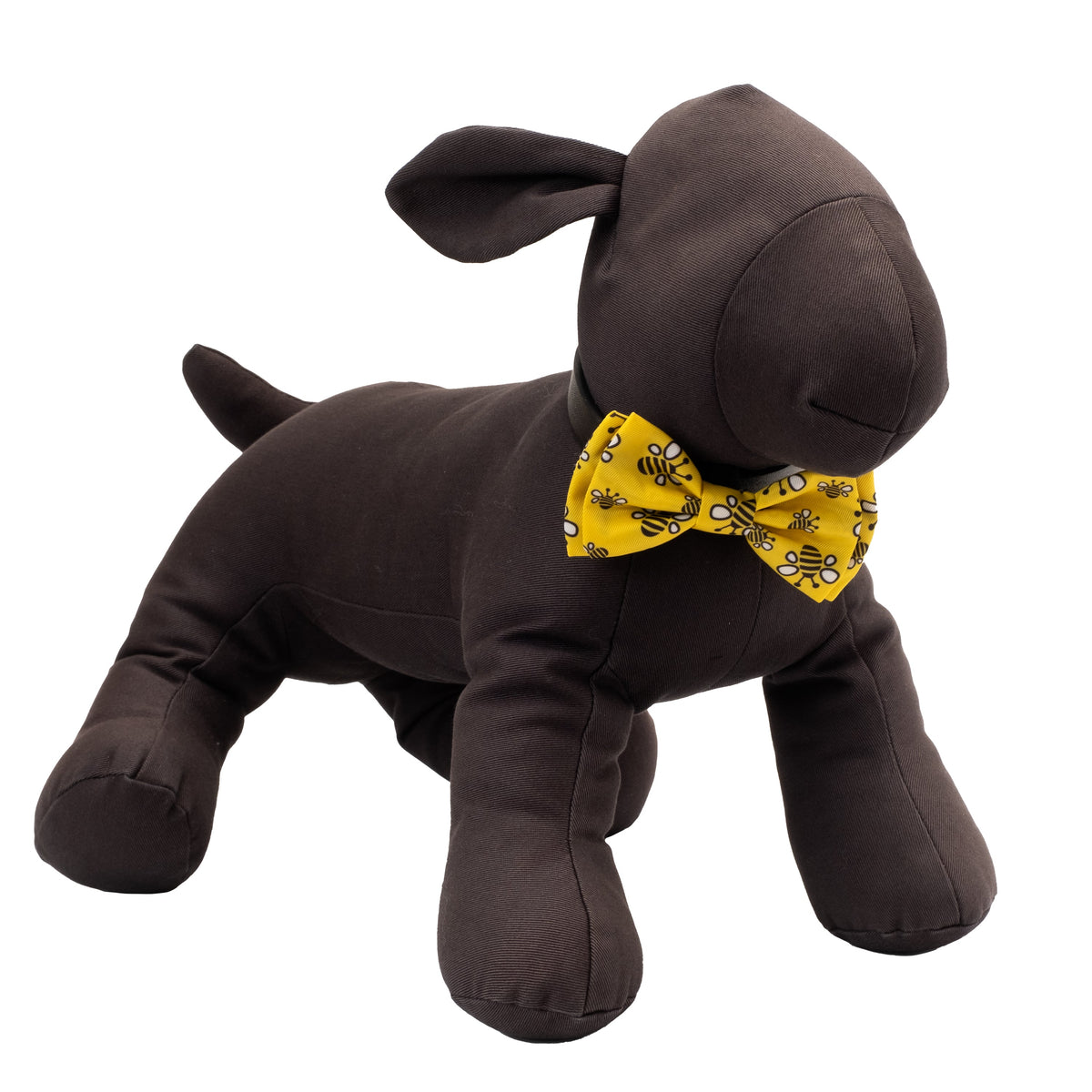 Bzzz! Dog Bow Tie – Polyester, Yellow, Sizes S, L