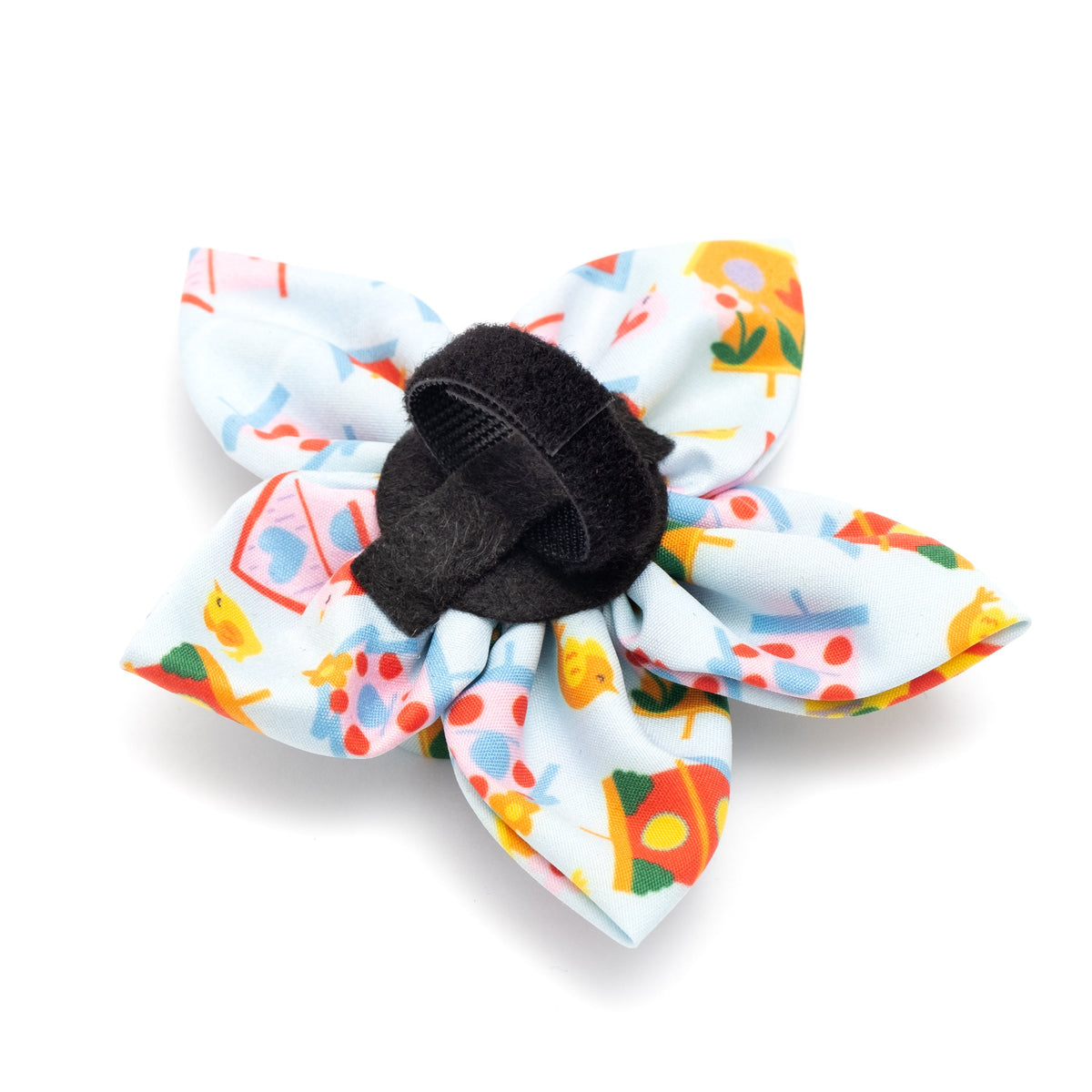 Birdhouses Dog Flower – Polyester, Blue, Sizes S, L
