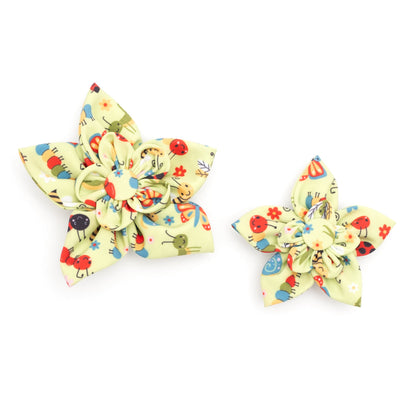 Bugs Dog Flower – Polyester, Green, Sizes S, L