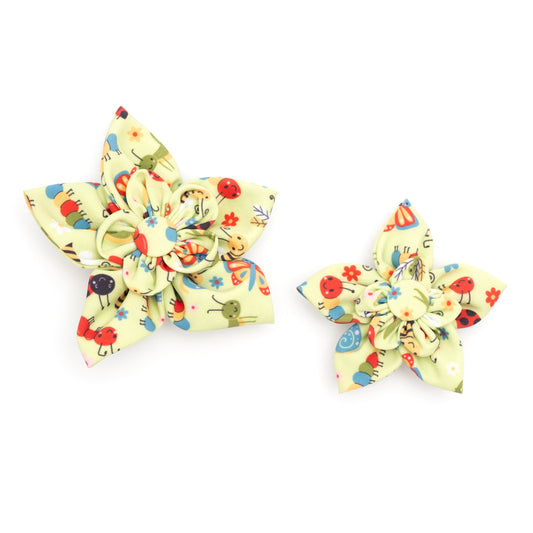 Bugs Dog Flower – Polyester, Green, Sizes S, L
