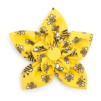 Bzzz! Dog Flower – Polyester, Yellow, Sizes S, L