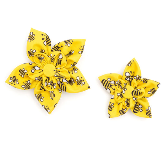 Bzzz! Dog Flower – Polyester, Yellow, Sizes S, L