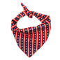 Bias Stars and Stripes Dog Bandana – Polyester, Red/White/Blue, Sizes S, L