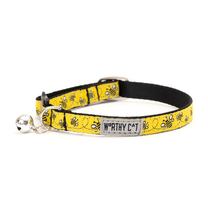 Bzzz! Cat Collar – Yellow, Size One Size