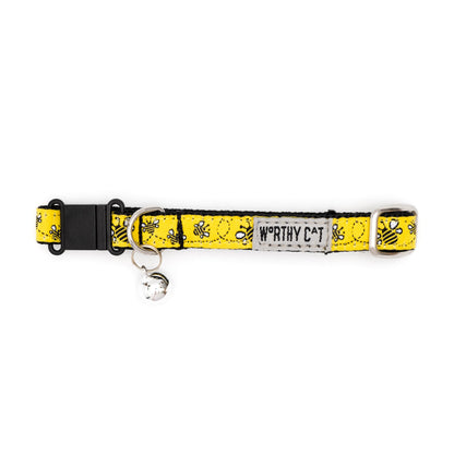 Bzzz! Cat Collar – Yellow, Size One Size