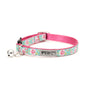 Watercolor Floral Cat Collar – Teal, Size One Size