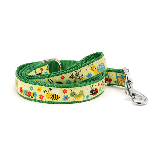 Bugs Dog Leash – Green, Sizes S, L