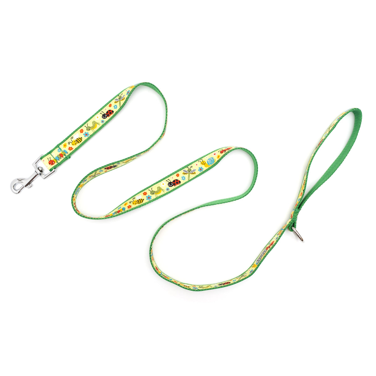 Bugs Dog Leash – Green, Sizes S, L