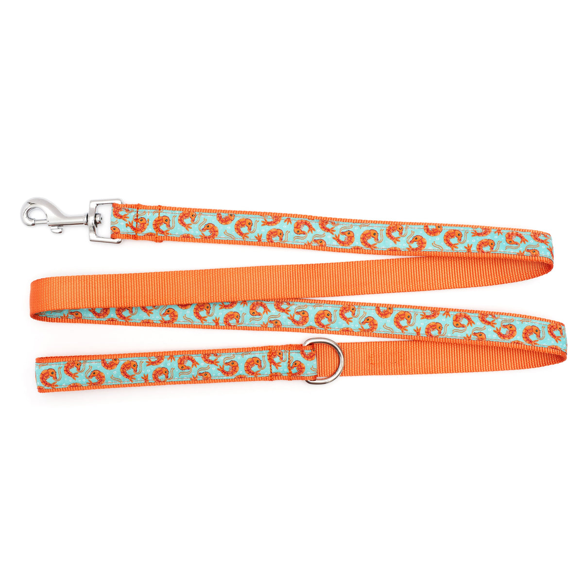 Shrimp Dog Leash – Blue, Sizes S, L