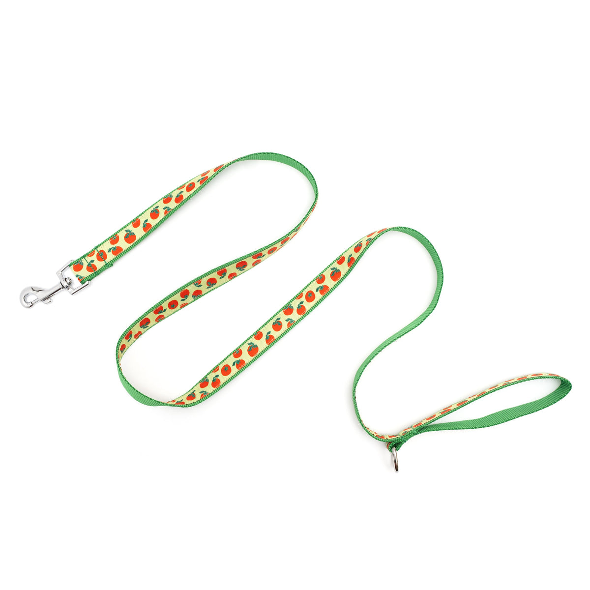 Tomatoes Dog Leash – Green, Sizes S, L