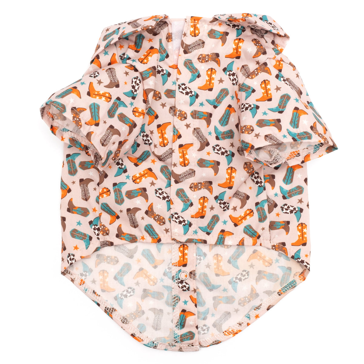 Wild Wild West Dog Shirt – Polyester, Beige, Sizes XS–XXL