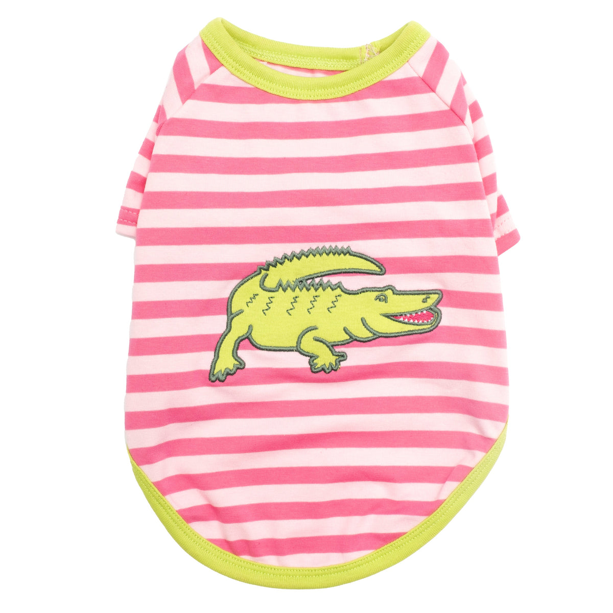 Al the Gator Dog Shirt – Cotton, Pink, Sizes XS–XXL