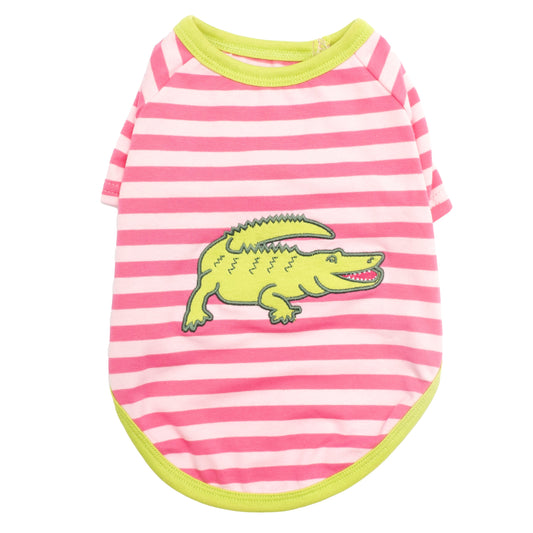 Al the Gator Dog Shirt – Cotton, Pink, Sizes XS–XXL