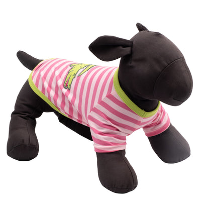Al the Gator Dog Shirt – Cotton, Pink, Sizes XS–XXL