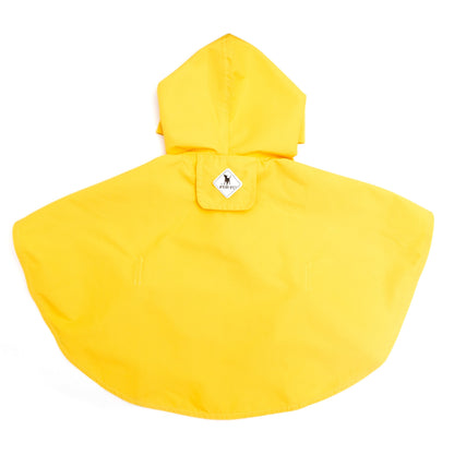 Yellow Waterproof Dog Rain Poncho, yellow, product view 4