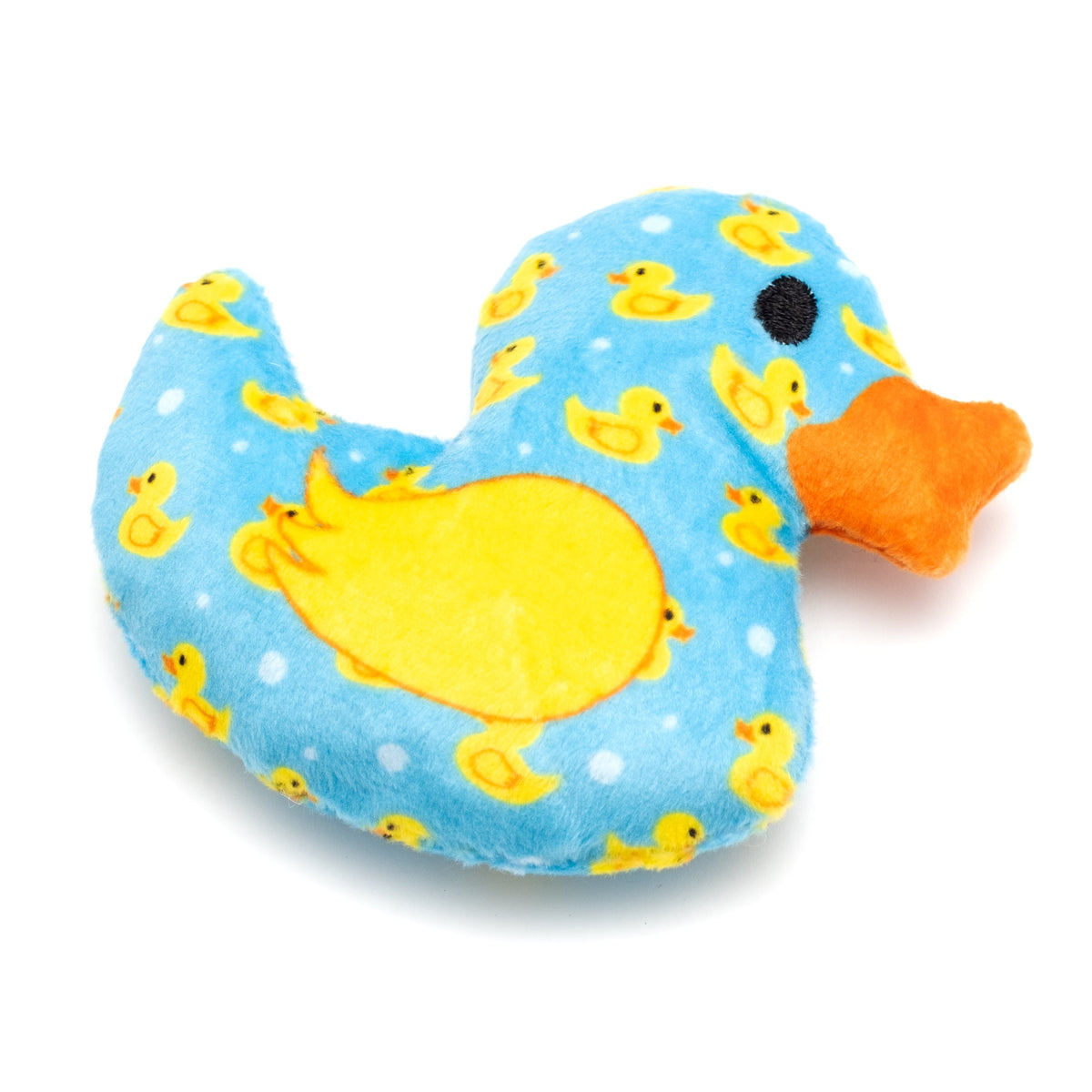 Blue Duck Catnip Cat Toy with Crinkle Sound, opposite side
