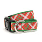 Holiday Plaid Dog Dog Collar – Multicolored, Sizes XS–XL