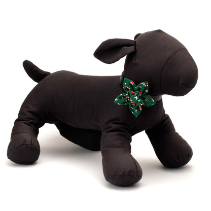 Candy Cane Dog Flower – Polyester, Green, Sizes S, L