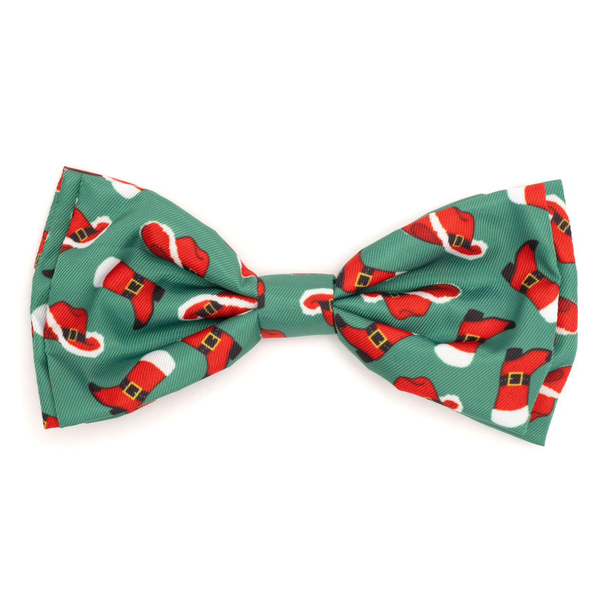 Cowboy Christmas Dog Bow Tie – Polyester, Red, Sizes S, L