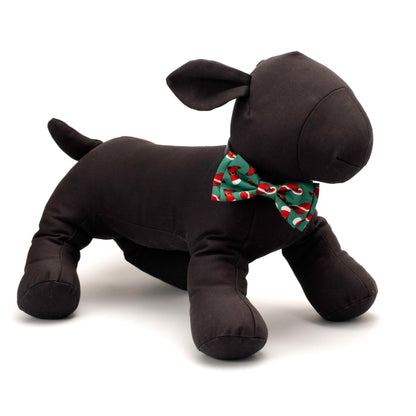 Cowboy Christmas Dog Bow Tie – Polyester, Red, Sizes S, L