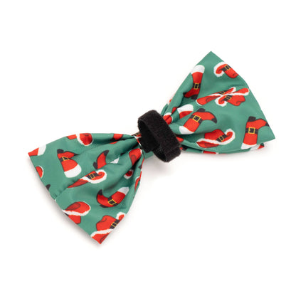 Cowboy Christmas Dog Bow Tie – Polyester, Red, Sizes S, L