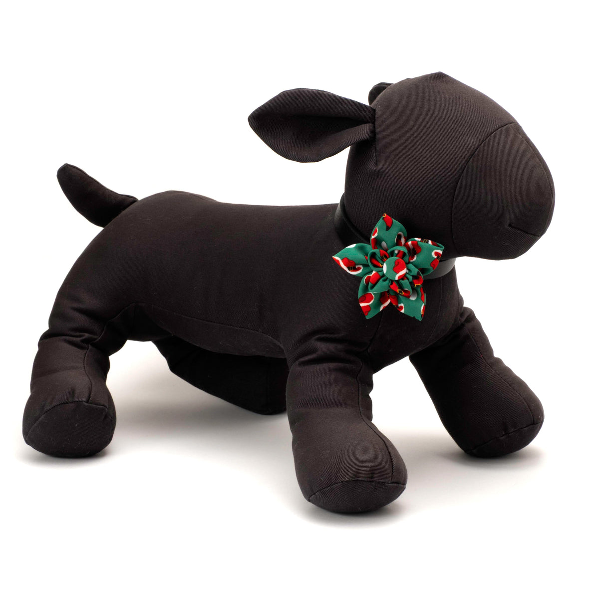 Cowboy Christmas Dog Flower – Polyester, Red, Sizes S, L