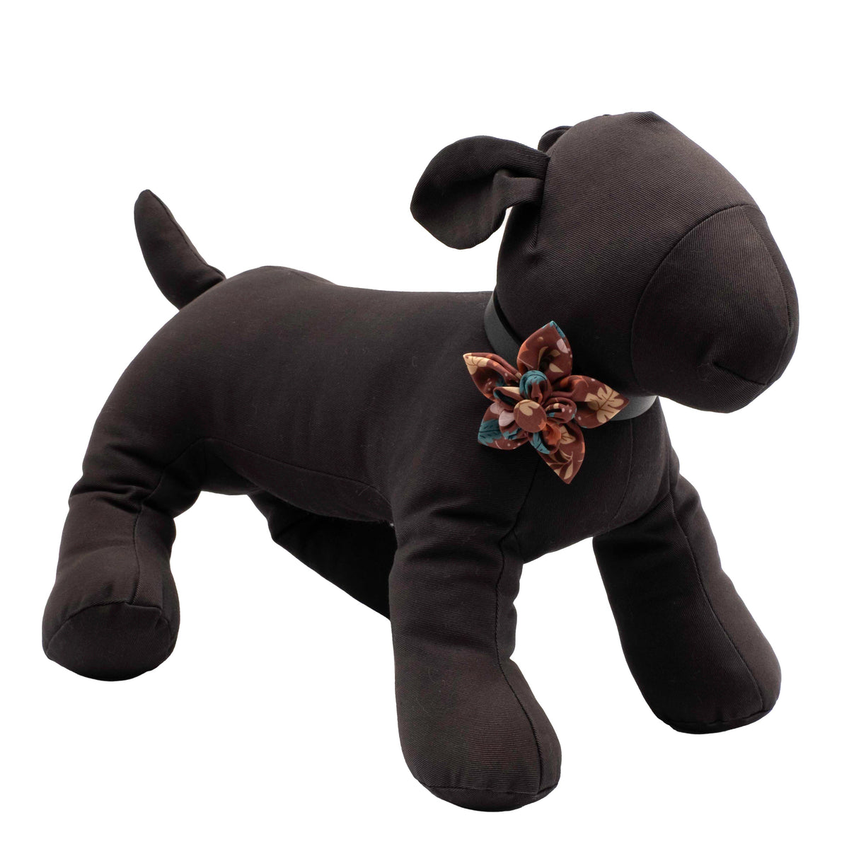 Falling Leaves Dog Flower – Polyester, Burgundy, Sizes S, L