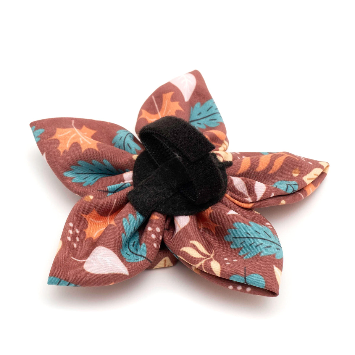Falling Leaves Dog Flower – Polyester, Burgundy, Sizes S, L