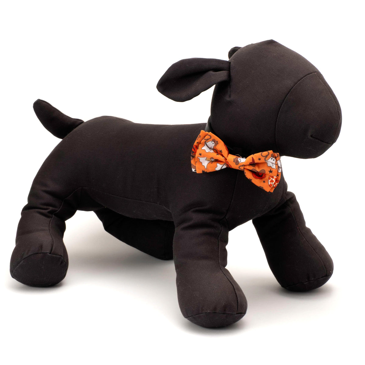 Howdyween Dog Bow Tie – Polyester, Orange, Sizes S, L